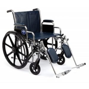 WHEELCHAIR, 22'', FLA, S/A FOOT, EACH