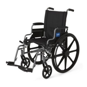 WHEELCHAIR, K4 BASIC, 18W X 18D, RDLA, S-A, 1 EA/CS