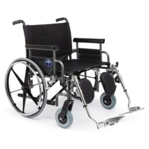 WHEELCHAIR SHUTTLE BARIATRIC, 24''RDLA, ELR, EACH